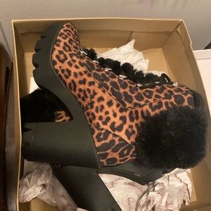 Jessica Simpson Cheetah Boots